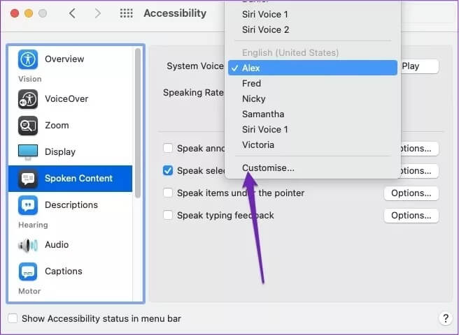 customize-mac-spoken-content_4d470f76dc99e18ad75087b1b8410ea9 كيفية جعل جهاز Mac يقرأ المستندات ورسائل البريد الإلكتروني وصفحات الويب