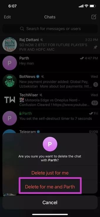 delete telegram chat on iPhone 7c4a12eb7455b3a1ce1ef1cadcf29289 - إختفاء رسائل Telegram