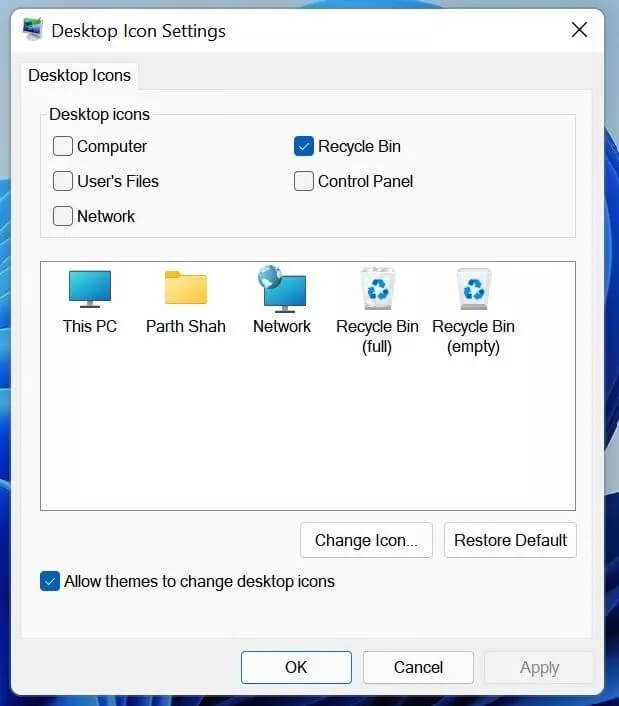 desktop-icon-settings-menu_4d470f76dc99e18ad75087b1b8410ea9 أفضل 8 طرق لإصلاح اختفاء الرموز من سطح المكتب على Windows 10 و 11