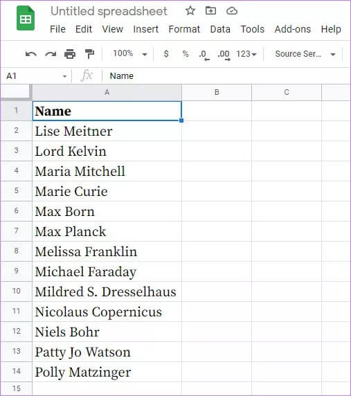 full-names-data-google-sheets_4d470f76dc99e18ad75087b1b8410ea9 كيفية استخدام نص مقسم إلى أعمدة في جداول بيانات Google