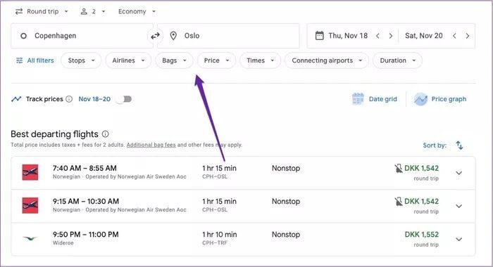 google-flights-booking-flights_935adec67b324b146ff212ec4c69054f-1 كيفية استخدام Google Travel للتخطيط لرحلتك