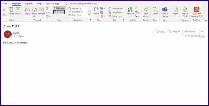 كيفية إنشاء استطلاع باستخدام أزرار التصويت في Microsoft Outlook - %categories