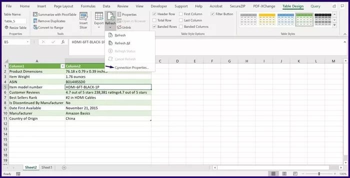 كيفية استيراد البيانات من الويب إلى Microsoft Excel - %categories