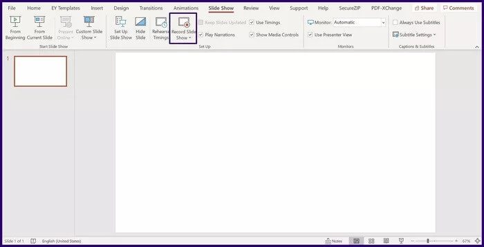 how-to-record-video-in-microsoft-powerpoint-step-10_935adec67b324b146ff212ec4c69054f أفضل طريقتين لتسجيل فيديو في Microsoft PowerPoint