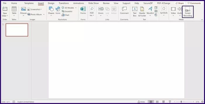 how-to-record-video-in-microsoft-powerpoint-step-3_935adec67b324b146ff212ec4c69054f أفضل طريقتين لتسجيل فيديو في Microsoft PowerPoint