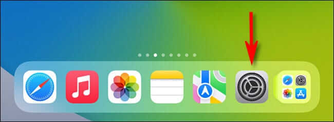ipad_tap_settings كيفية إخفاء مكتبة التطبيقات على iPad Dock