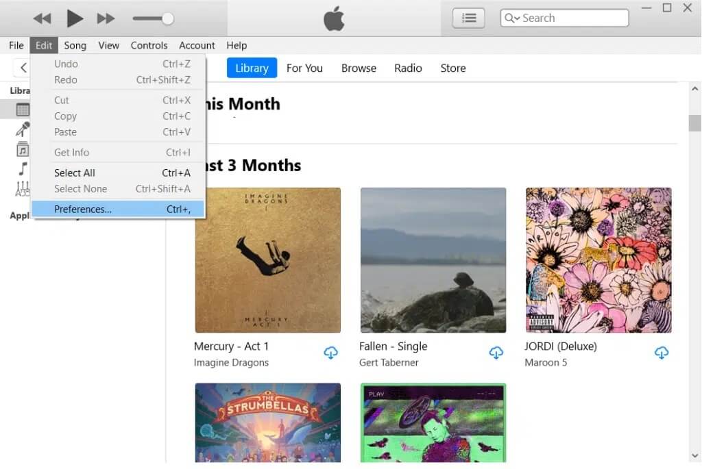 itunes-Edit-preferences-1024x685-1 كيفية نقل الموسيقى من القرص المضغوط إلى iPhone