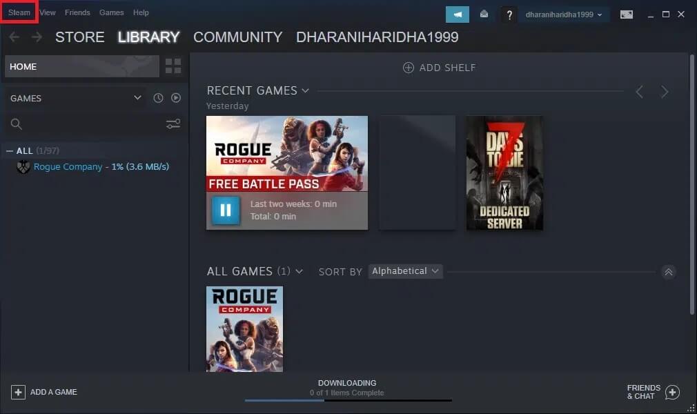 launch-the-steam-application-on-your-system-and-se كيفية إصلاح Steam لا يقوم بتحميل الألعاب