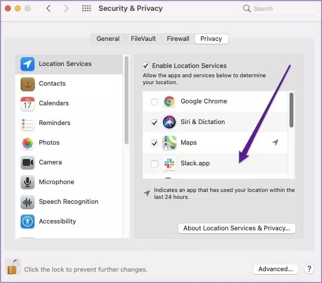 mac-enable-location-services_4d470f76dc99e18ad75087b1b8410ea9 كيفية إصلاح استنزاف بطارية جهاز Mac بسرعة بعد إغلاق التطبيقات