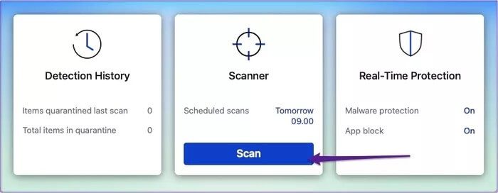 mac-scanning-malwarebytes_935adec67b324b146ff212ec4c69054f كيفية إصلاح استنزاف بطارية جهاز Mac بسرعة بعد إغلاق التطبيقات