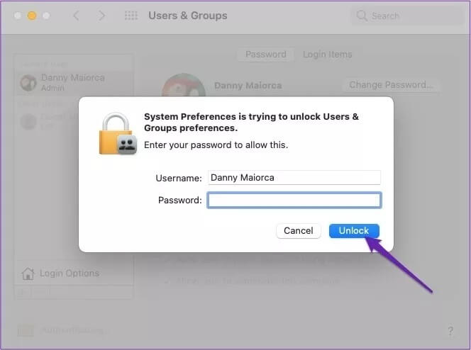 mac-unlock-users-and-groups-details_4d470f76dc99e18ad75087b1b8410ea9 كيفية إضافة أو إزالة المسؤولين على Mac