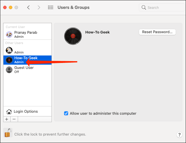 macos-admin-user كيفية حذف حساب مستخدم على جهاز Mac
