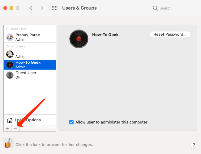 macos-user-delete-minus-icon كيفية حذف حساب مستخدم على جهاز Mac