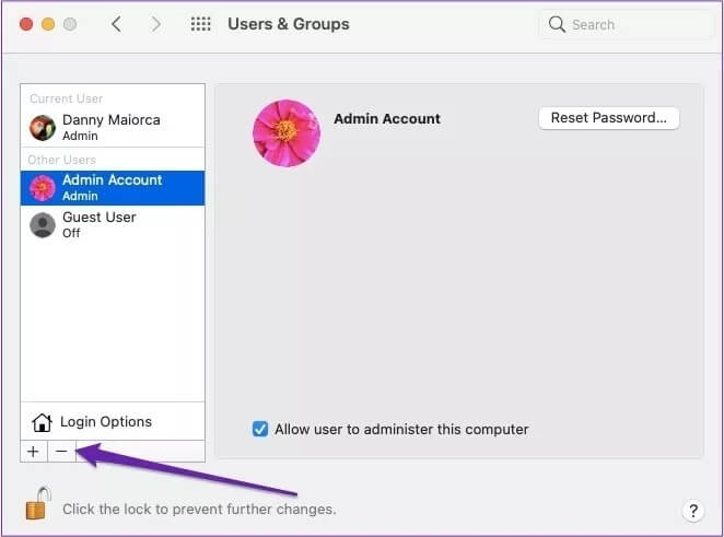 minus-button-mac_4d470f76dc99e18ad75087b1b8410ea9 كيفية إضافة أو إزالة المسؤولين على Mac