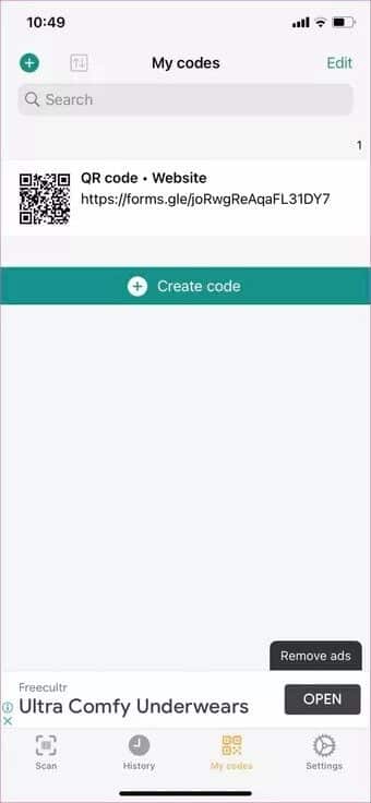 my-codes-menu_7c4a12eb7455b3a1ce1ef1cadcf29289 كيفية تحويل Google Forms إلى رمز QR على الهاتف المحمول وسطح المكتب