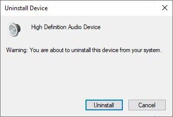 now-a-warning-prompt-will-be-displayed-on-the-scr-5 إصلاح استمرار انقطاع الصوت في نظام التشغيل Windows 10