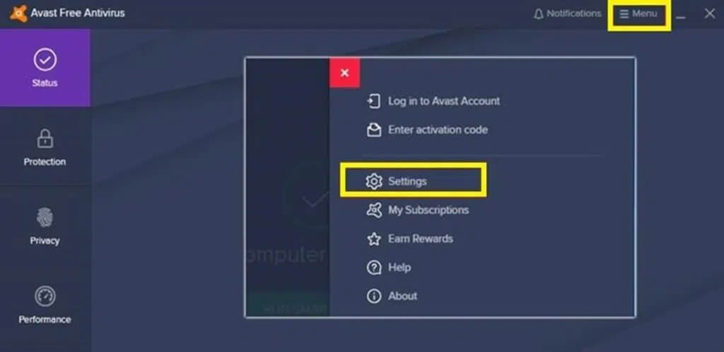now-click-on-settings-as-shown-below-1024x498-1 كيفية إصلاح رمز الخطأ 0x80004005