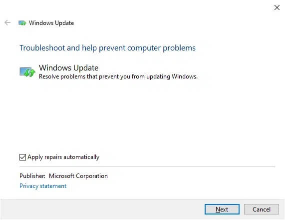 now-ensure-the-box-apply-repairs-automatically كيفية إصلاح رمز الخطأ 0x80004005