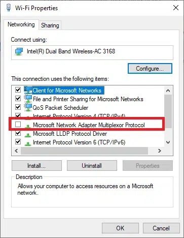 now-ensure-the-microsoft-network-adapter-multiple كيفية إصلاح مشكلة Hamachi Tunnel