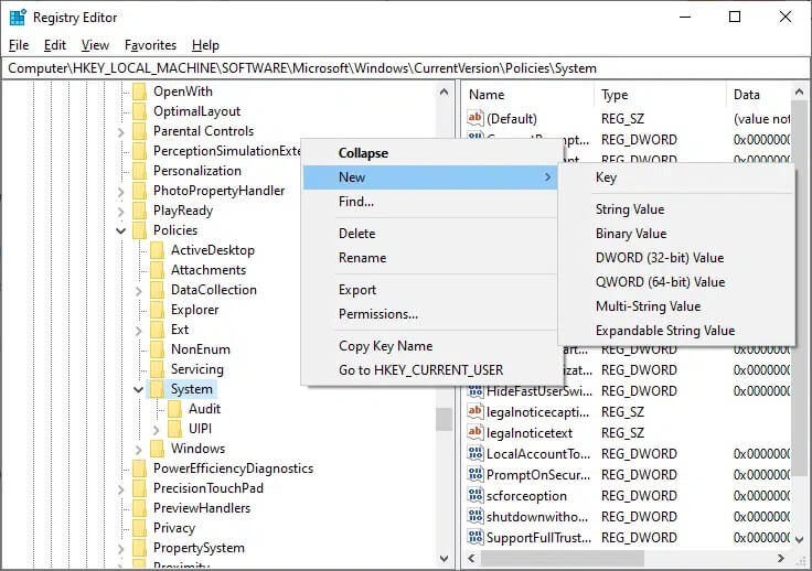 now-right-click-on-the-empty-screen-and-click-on كيفية إصلاح رمز الخطأ 0x80004005