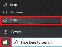 now-select-the-power-icon إصلاح خطأ io.netty channel Abstract Channel$Annotated ConnectException في Minecraft