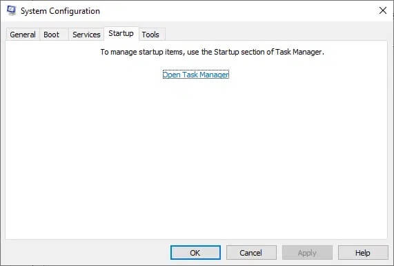 now-switch-to-the-startup-tab-and-click-the-link كيفية إصلاح Steam لا يقوم بتحميل الألعاب