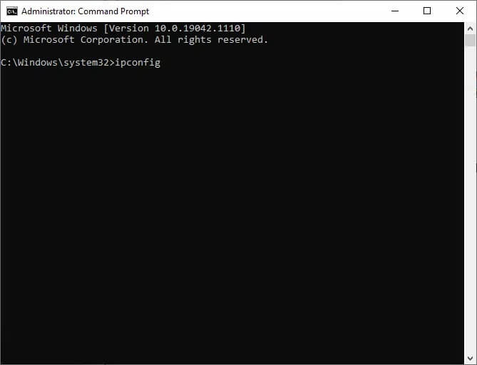 now-type-the-following-command-into-cmd-ipconfig إصلاح خطأ io.netty channel Abstract Channel$Annotated ConnectException في Minecraft