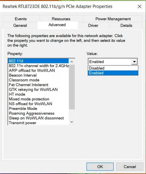 on-the-right-side-change-the-value-to-enabled-and إصلاح عدم عمل Miracast على Windows 10