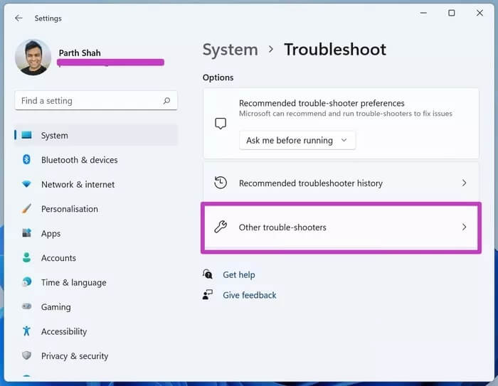 open-other-troubleshooters_935adec67b324b146ff212ec4c69054f أفضل 10 طرق لإصلاح عدم فتح OneNote على Windows 10/11