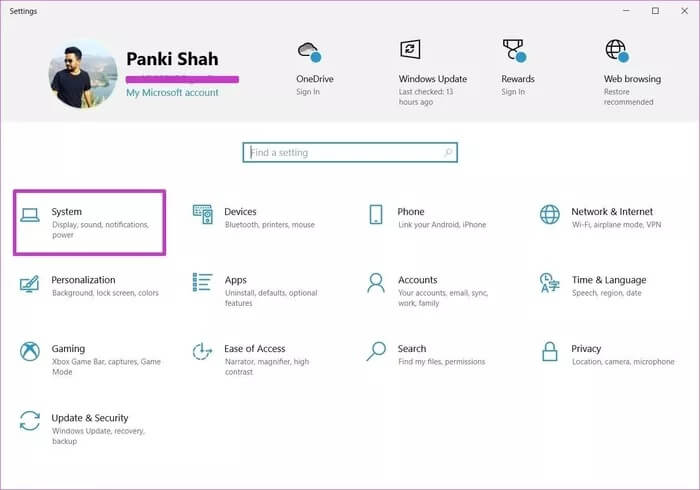 open-system-menu_935adec67b324b146ff212ec4c69054f أفضل 8 طرق لإصلاح اختفاء الرموز من سطح المكتب على Windows 10 و 11