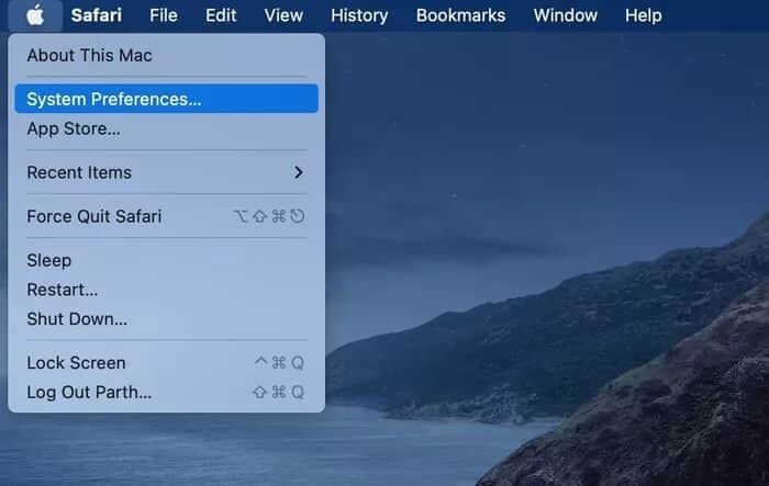 open-system-preferences-menu_935adec67b324b146ff212ec4c69054f أفضل الطرق لإصلاح مشكة عدم عثور متصفح Safari على خادم على Mac