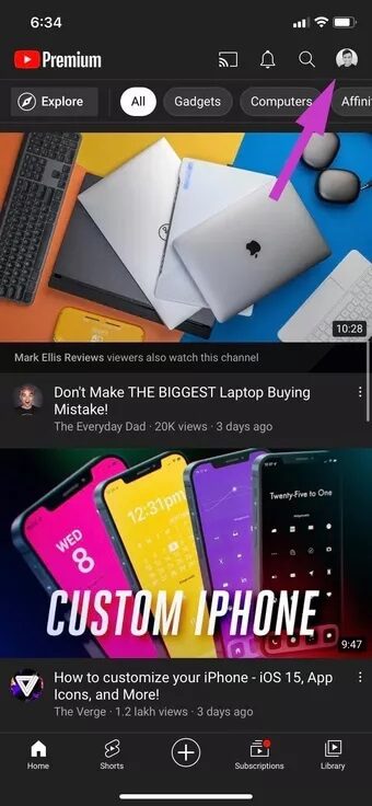 open-youtube-account_2021-09-14-132121_7c4a12eb7455b3a1ce1ef1cadcf29289 أفضل 6 طرق لإصلاح ميزة YouTube صورة داخل صورة على iPhone