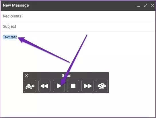play-button-and-selection-email_4d470f76dc99e18ad75087b1b8410ea9 كيفية جعل جهاز Mac يقرأ المستندات ورسائل البريد الإلكتروني وصفحات الويب