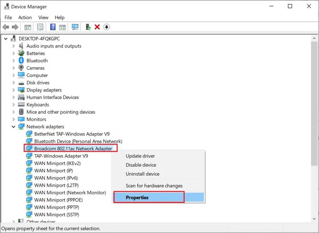 right-click-on-the-wireless-network-adapter-and-se-1024x750-1 إصلاح عدم عمل Miracast على Windows 10