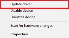 right-click-on-xbox-driver-and-click-update-driver إصلاح خطأ موارد النظام غير الكافية لإكمال API