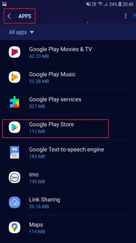 select-all-apps-and-find-and-open-google-play-s-576x1024-1 إصلاح خطأ Play Store DF-DFERH-01
