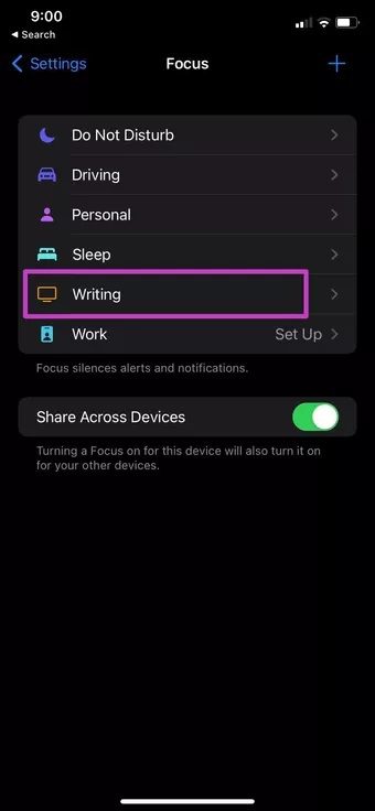 select-focus-profile_7c4a12eb7455b3a1ce1ef1cadcf29289 أفضل 10 طرق لإصلاح عدم رنين مكالمات Telegram على iPhone