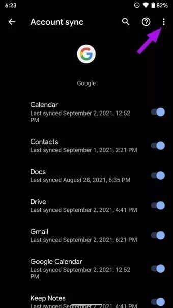 select-more-menu_7c4a12eb7455b3a1ce1ef1cadcf29289 أفضل 7 طرق لإصلاح خطأ مطلوب مصادقة متجر Google Play