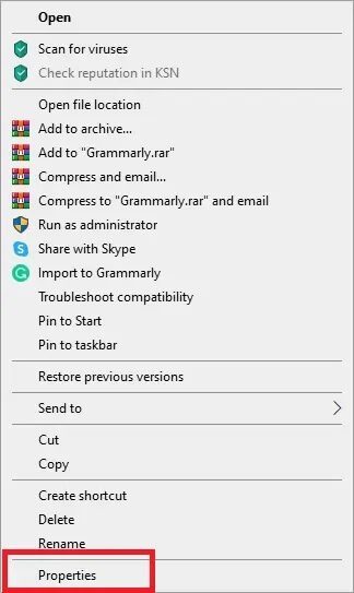select-properties-after-right-clicking-on-the-game كيفية فتح ألعاب Steam في وضع النافذة