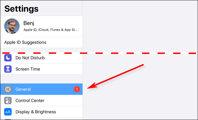 select_general كيفية تحديث iPad الخاص بك إلى أحدث إصدار من iPadOS