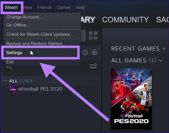 steam-settings_4d470f76dc99e18ad75087b1b8410ea9 كيفية تمكين المصادقة الثنائية على Steam