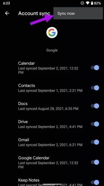 sync-manually-play-store_7c4a12eb7455b3a1ce1ef1cadcf29289 أفضل 7 طرق لإصلاح خطأ مطلوب مصادقة متجر Google Play