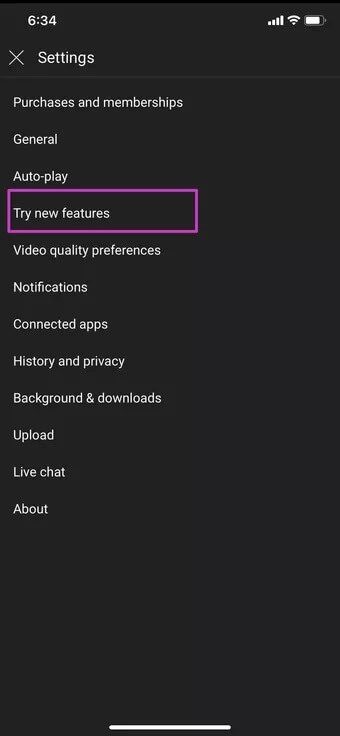 try-new-features-in-youtube-iphone_7c4a12eb7455b3a1ce1ef1cadcf29289 أفضل 6 طرق لإصلاح ميزة YouTube صورة داخل صورة على iPhone