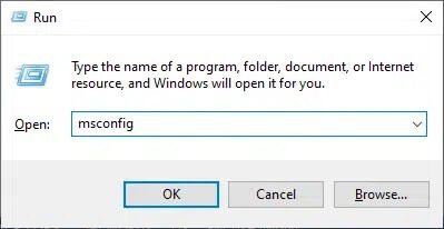 type-msconfig-as-follows-and-click-ok- كيفية تمكين التحكم في حساب المستخدم في أنظمة Windows