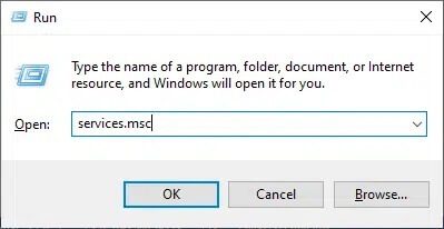 type-services-msc-as-follows-and-click-ok- كيفية إصلاح مشكلة Hamachi Tunnel