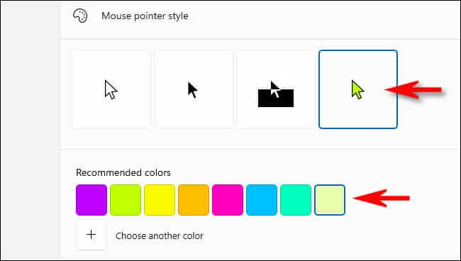 win11_mouse_pointer_color كيفية تغيير حجم ونمط مؤشر الماوس في Windows 11