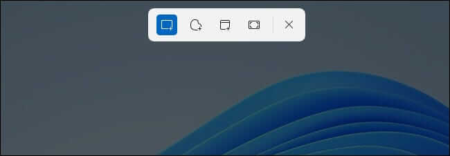 win11_snipping_options كيفية التقاط لقطة شاشة على Windows 11