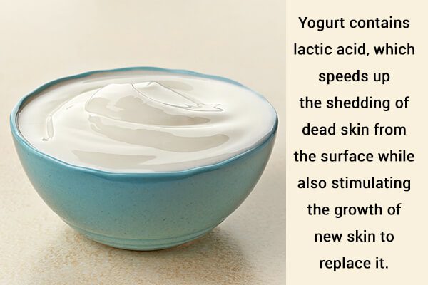 8 علاجات منزلية لاحمرار البشرة من جراء التعرض لأشعة الشمس - skin-beauty yogurt helps to reduce sun tan - 8 علاجات منزلية لاحمرار البشرة من جراء التعرض لأشعة الشمس