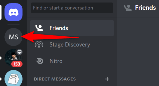 1-discord-desktop-select-server-1 كيفية حذف خادم Discord