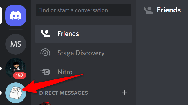 1-discord-desktop-select-server كيف تترك خادم على Discord